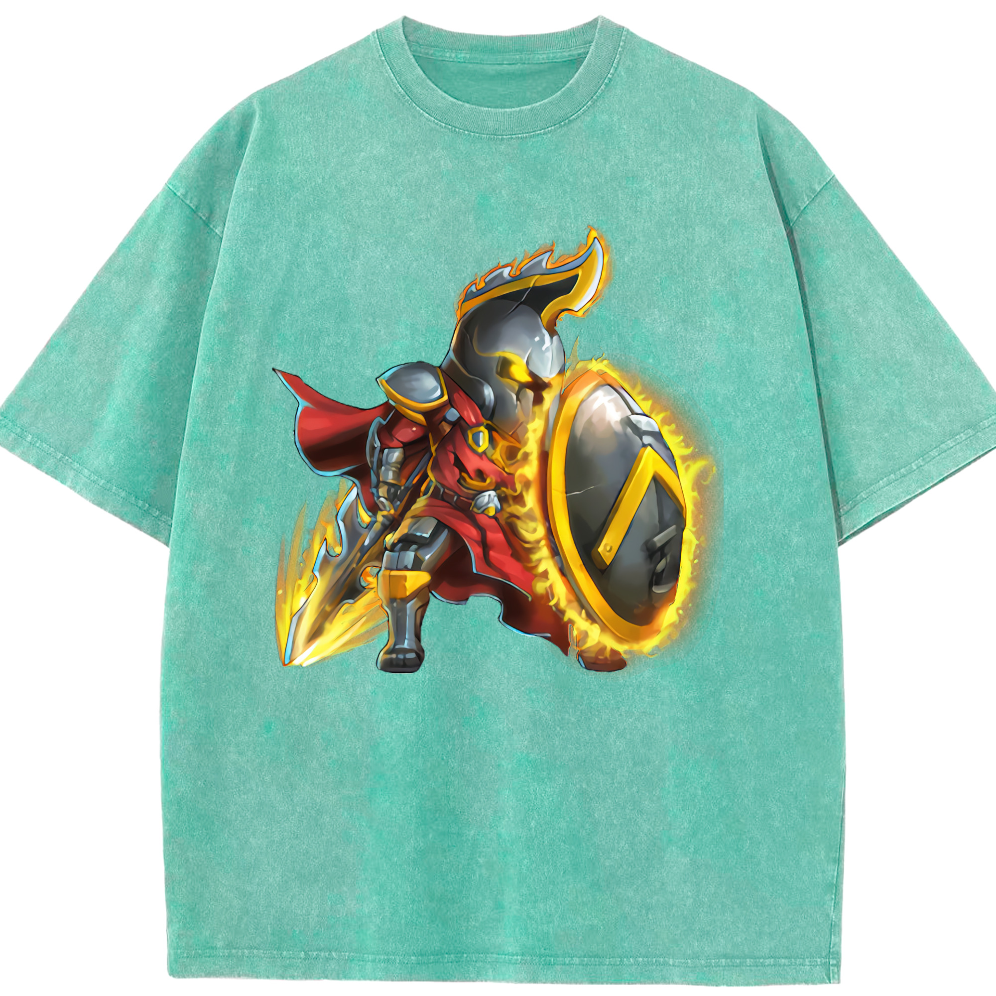 リーグ・オブ・レジェンド League of Legends LOL 綿100% ヴィンテージ風 半袖Tシャツ（フロントプリント）